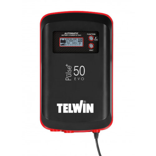 CHARGEUR DE BATTERIE ÉLECTRONIQUE MULTIFONCTIONNEL 12 / 24 V. TELWIN PULSE 50EVO